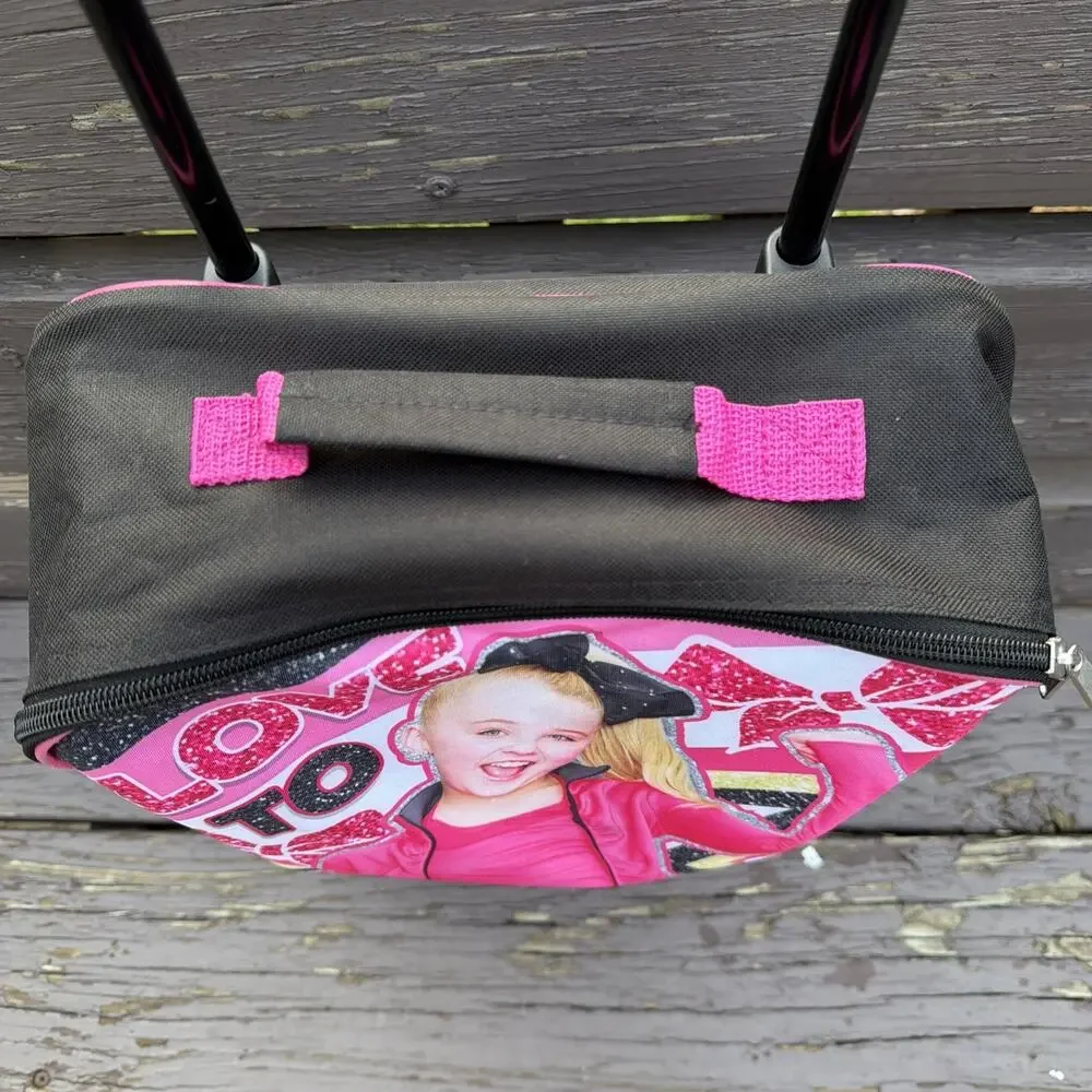 JoJo Siwa Love To Dance Rolling Backpack Carry On Luggage 2018 Nickelodeon Pink